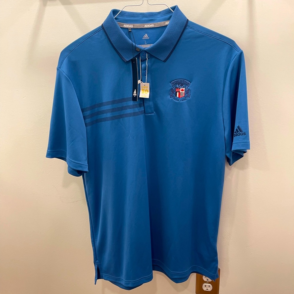 Brand New Adidas Mens Golf Polo